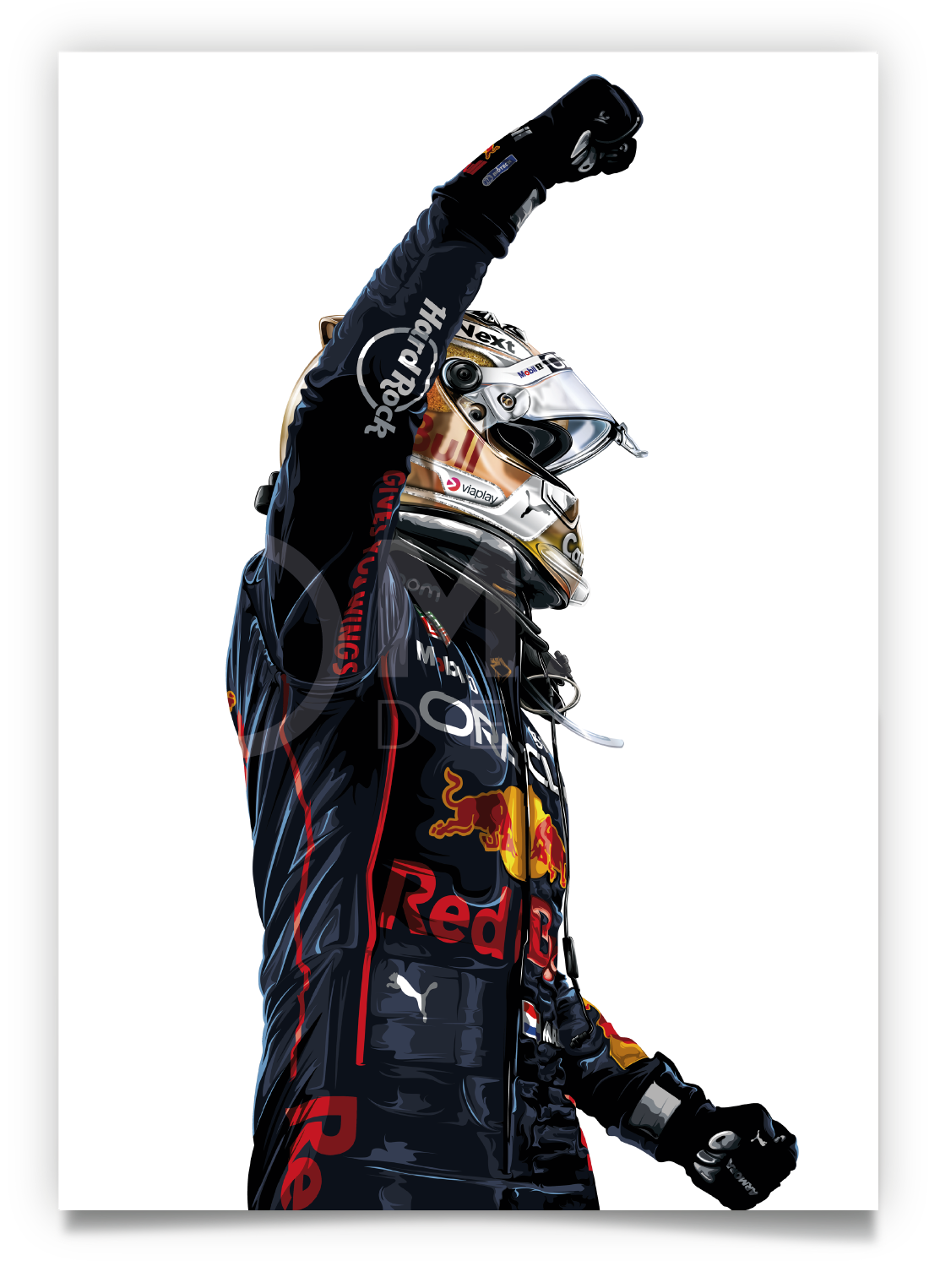 Max Verstappen World Championship Poster – OMAC Design