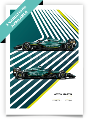 Fernando Alonso 2023 Aston Martin Poster – OMAC Design
